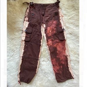 Patterned drawstring pants